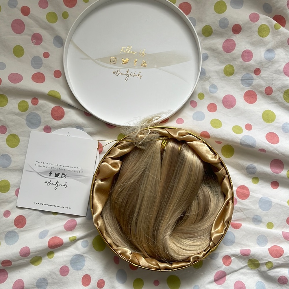 Beautyworks clip in hair extensions blonde